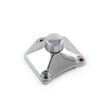Chrome Solenoid Cover with Starter Push Button for Big Twin