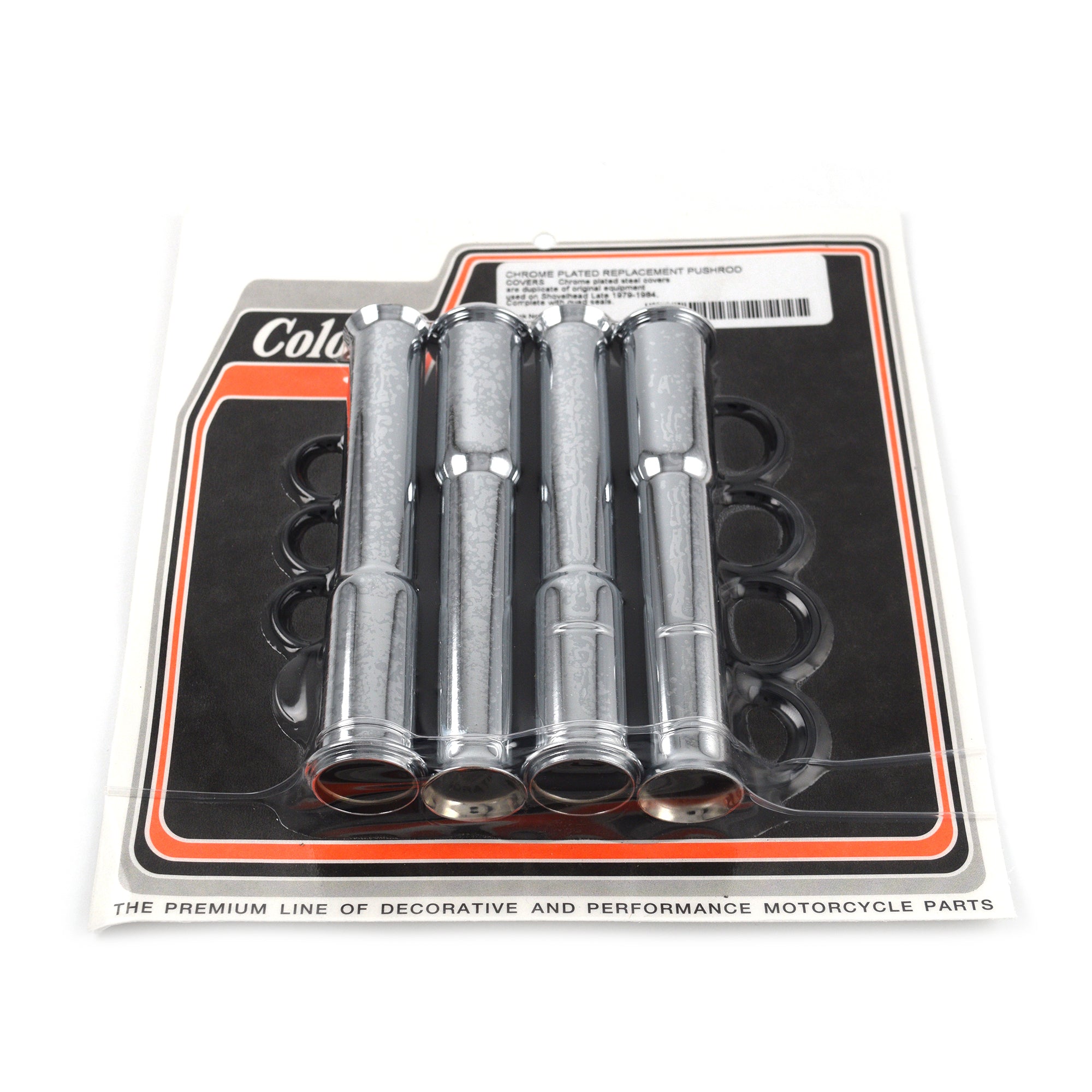 Chrome Lower Pushrod Covers 17938-79 for Harley Shovelhead Late 1979-1984