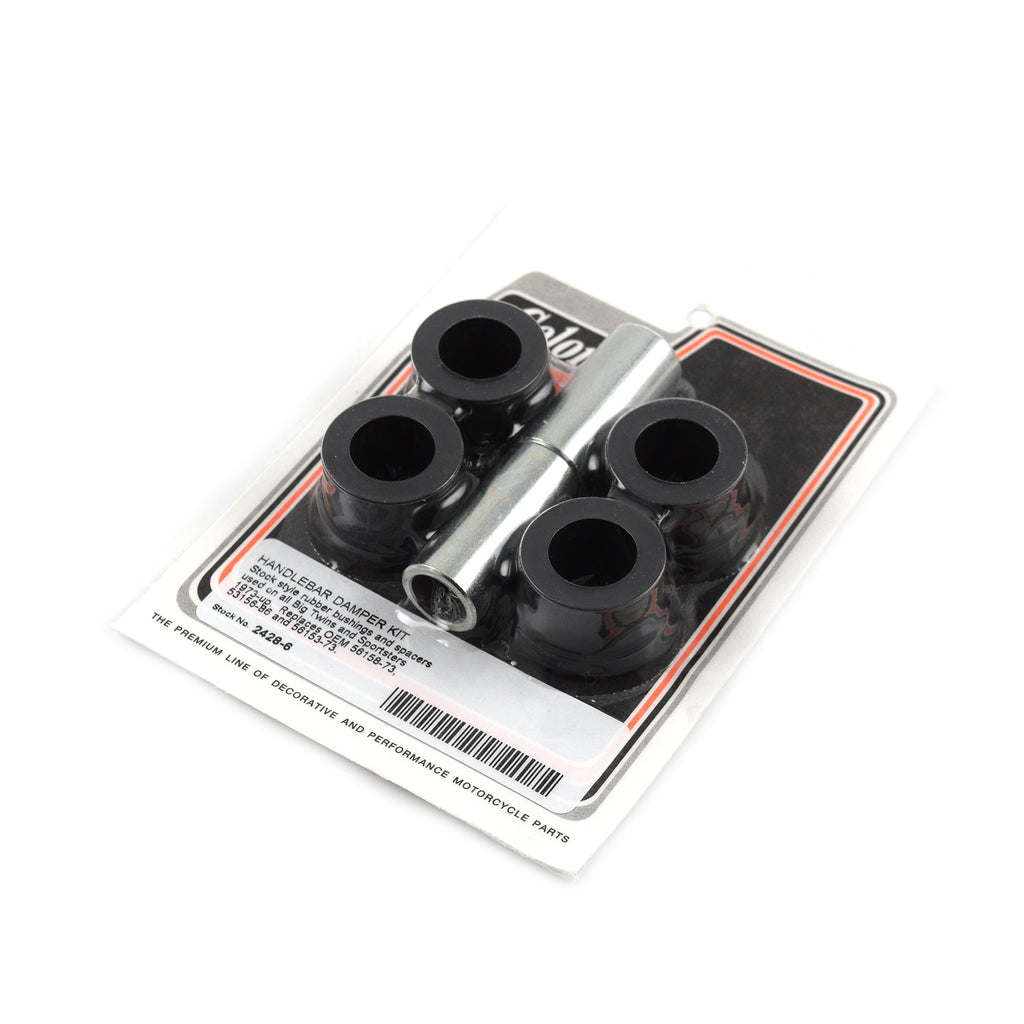 Handlebar Damper Kit Rubber Bushings Big Twin Sportster 1973-Up 56158-73