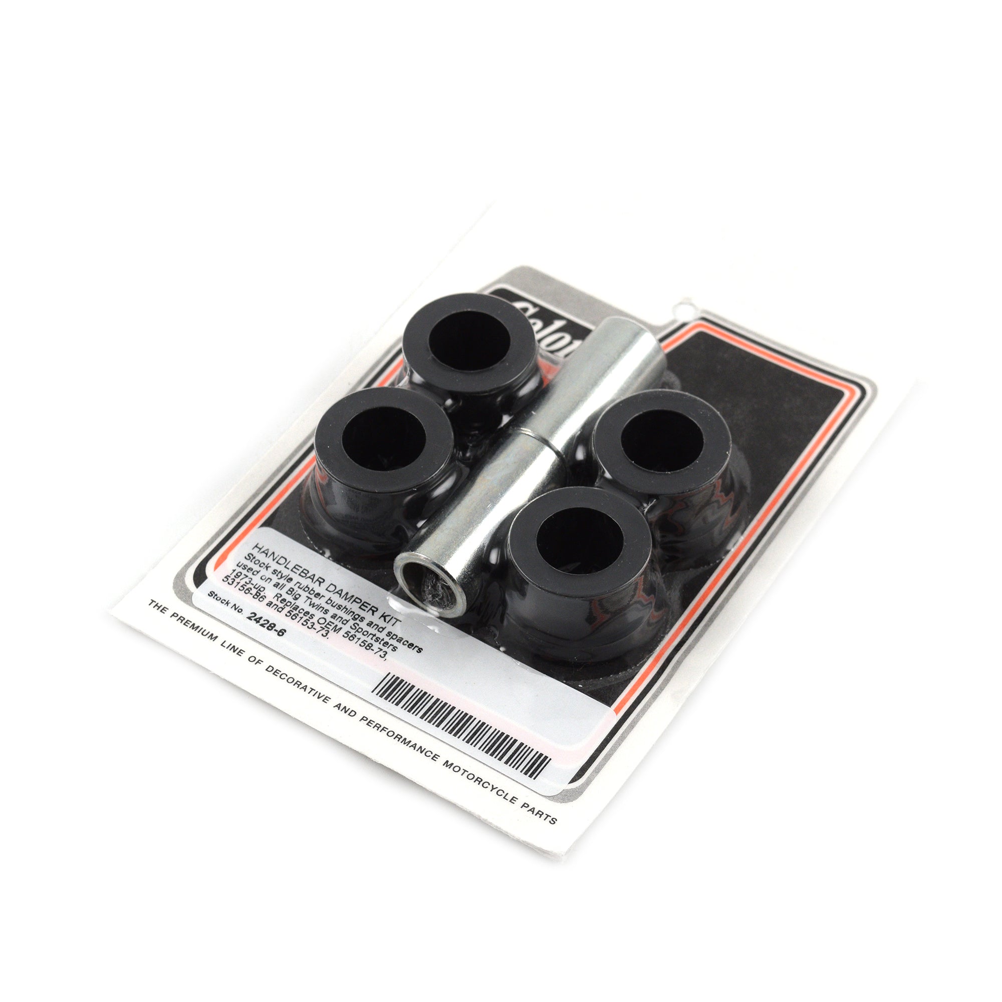 Handlebar Damper Kit Rubber Bushings Big Twin Sportster 1973-Up 56158-73