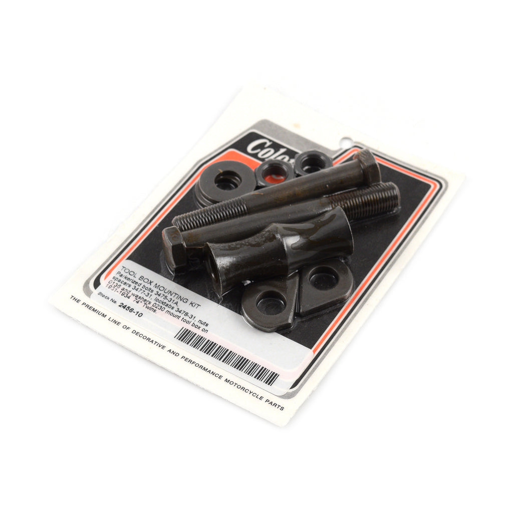 Tool Box Mounting Kit Parkerized 1931-1934 Harley Twins 3475-31A