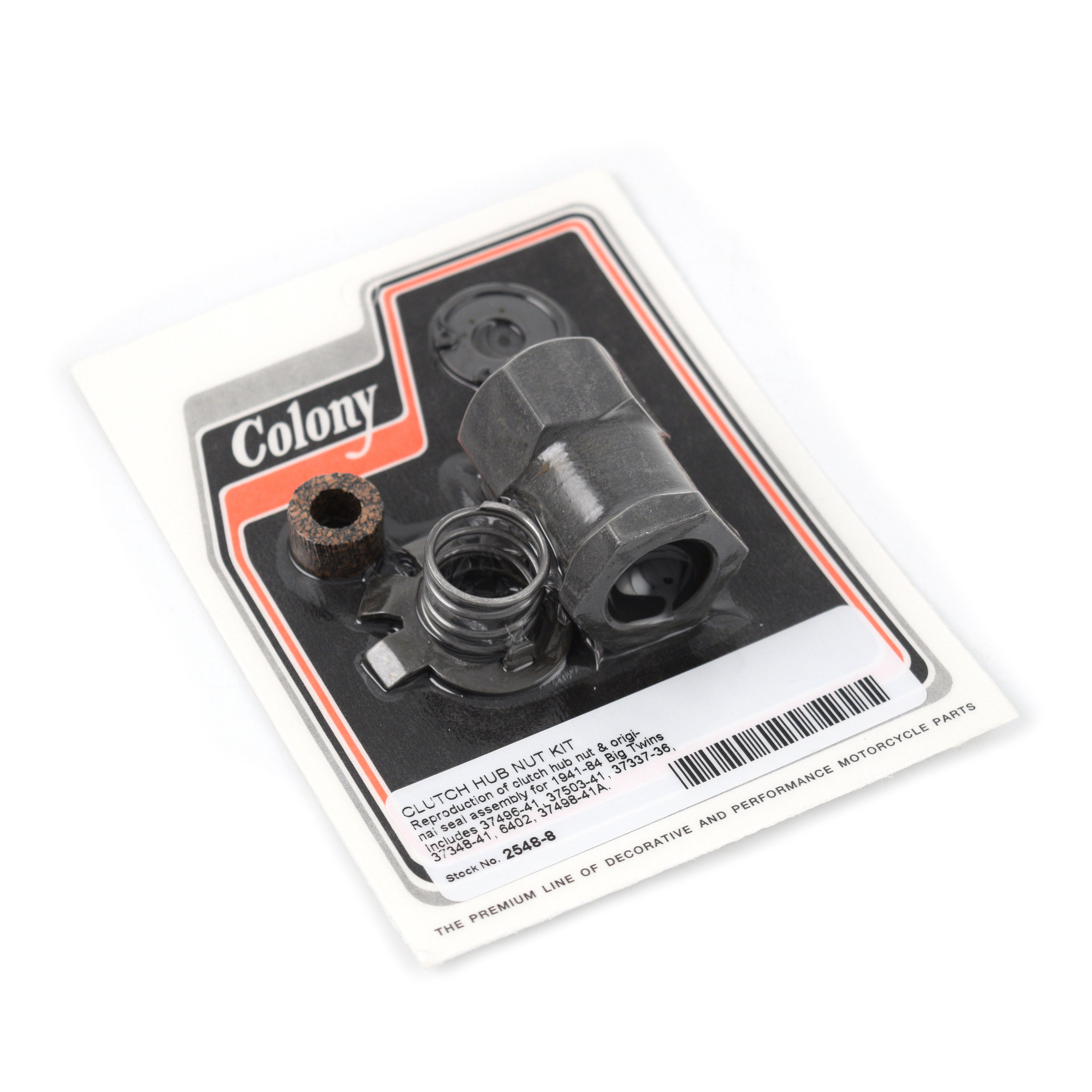 Clutch Hub Nut Kit Parkerized 1941-1984 Big Twin 37496-41