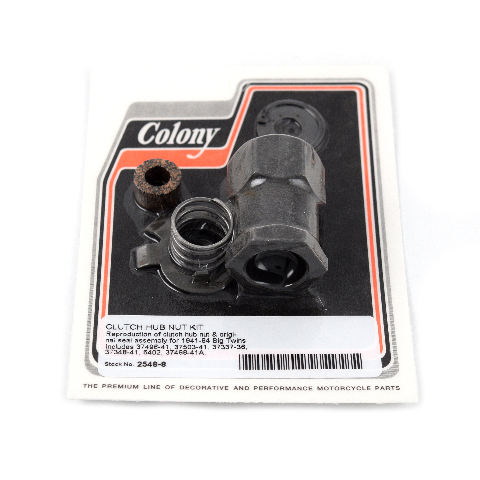 Clutch Hub Nut Kit Parkerized 1941-1984 Big Twin 37496-41
