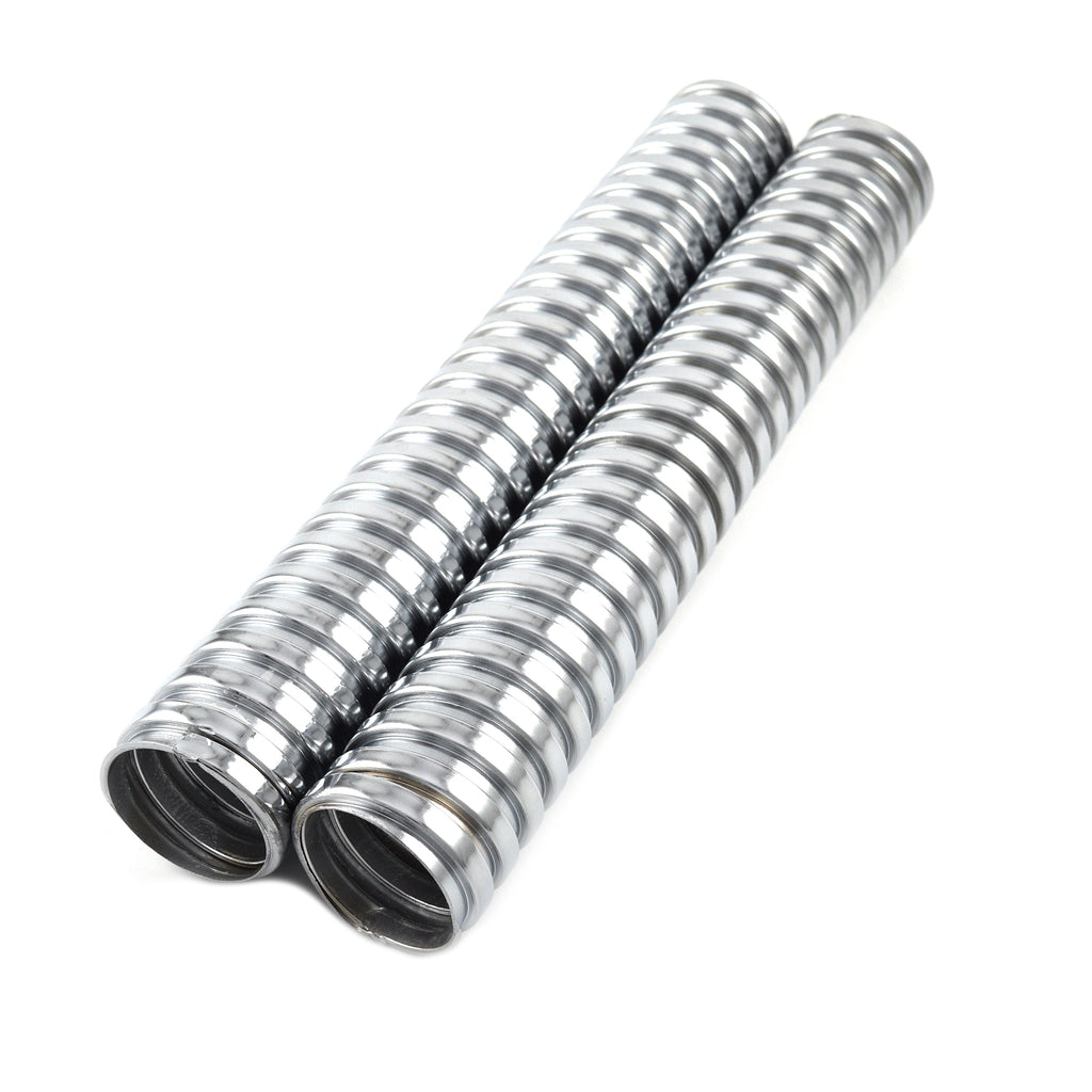 Chrome Flexible Exhaust Cover Heat Shield for Harley FL EL 1936-1965 71199A