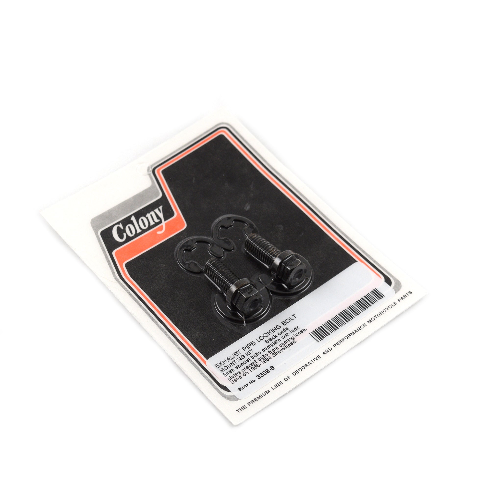 Locking Exhaust Bolt Kit for Harley Shovelhead 1966-1984