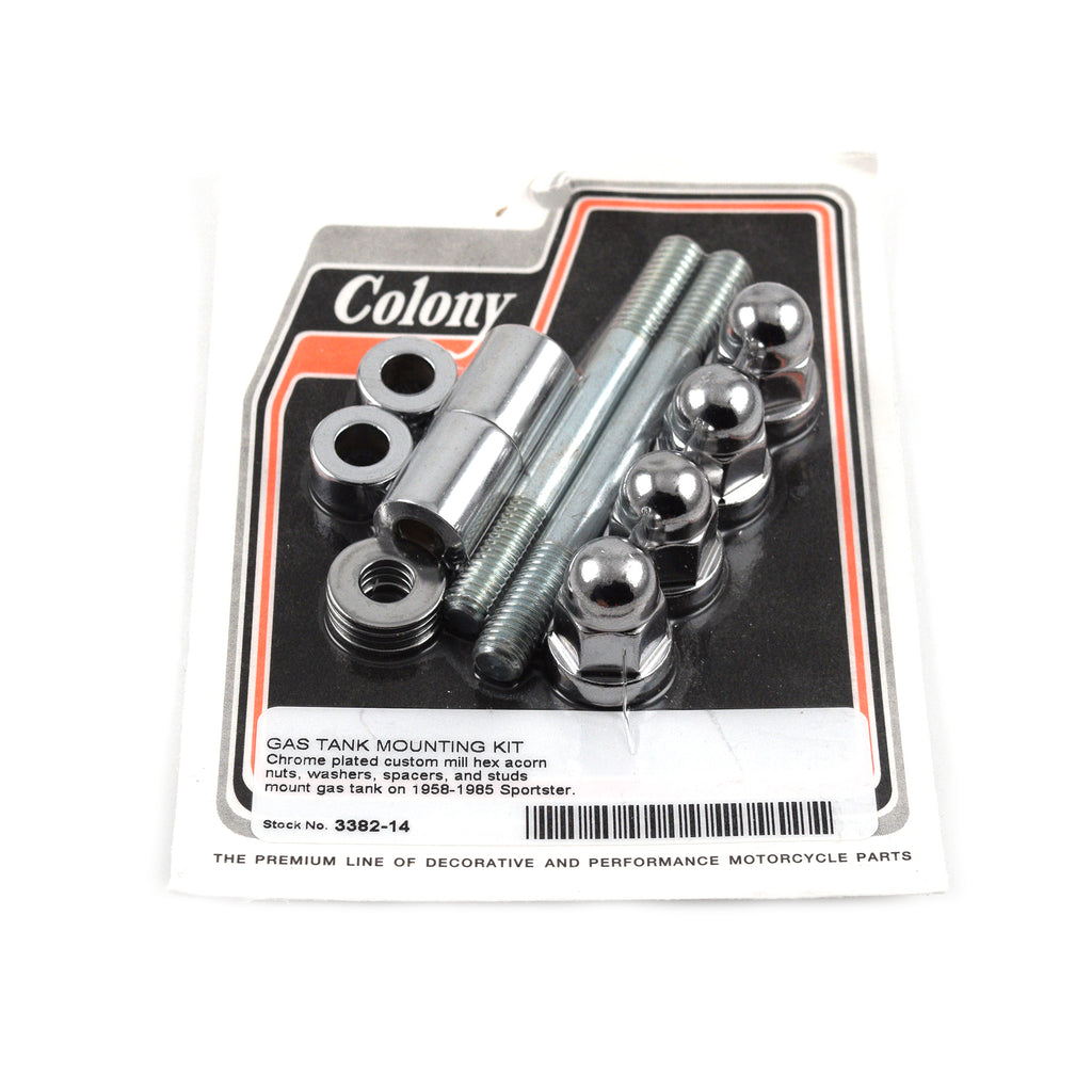 Gas Tank Mount Kit Chrome for Harley Sportster XL 1958-1985