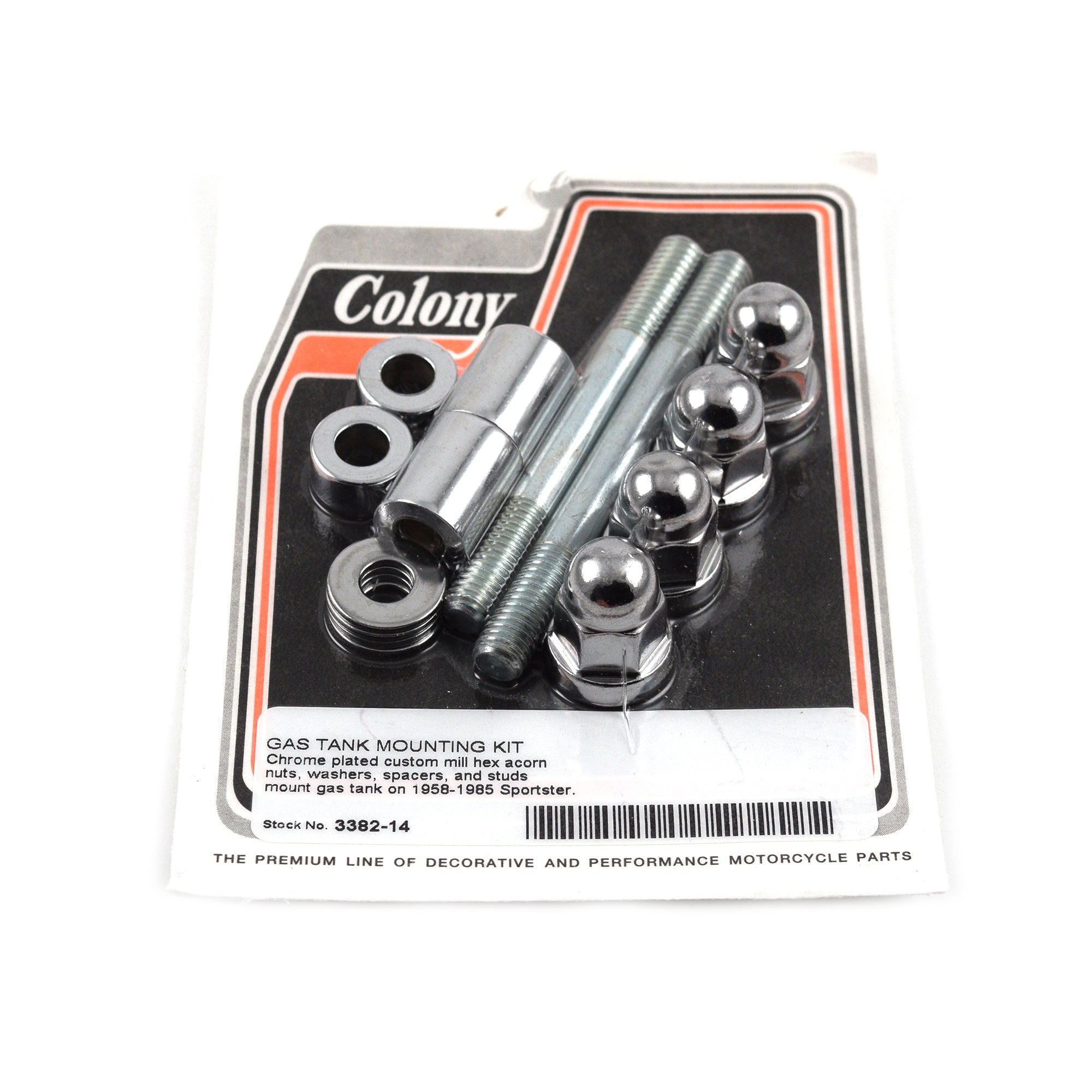 Gas Tank Mount Kit Chrome for Harley Sportster XL 1958-1985
