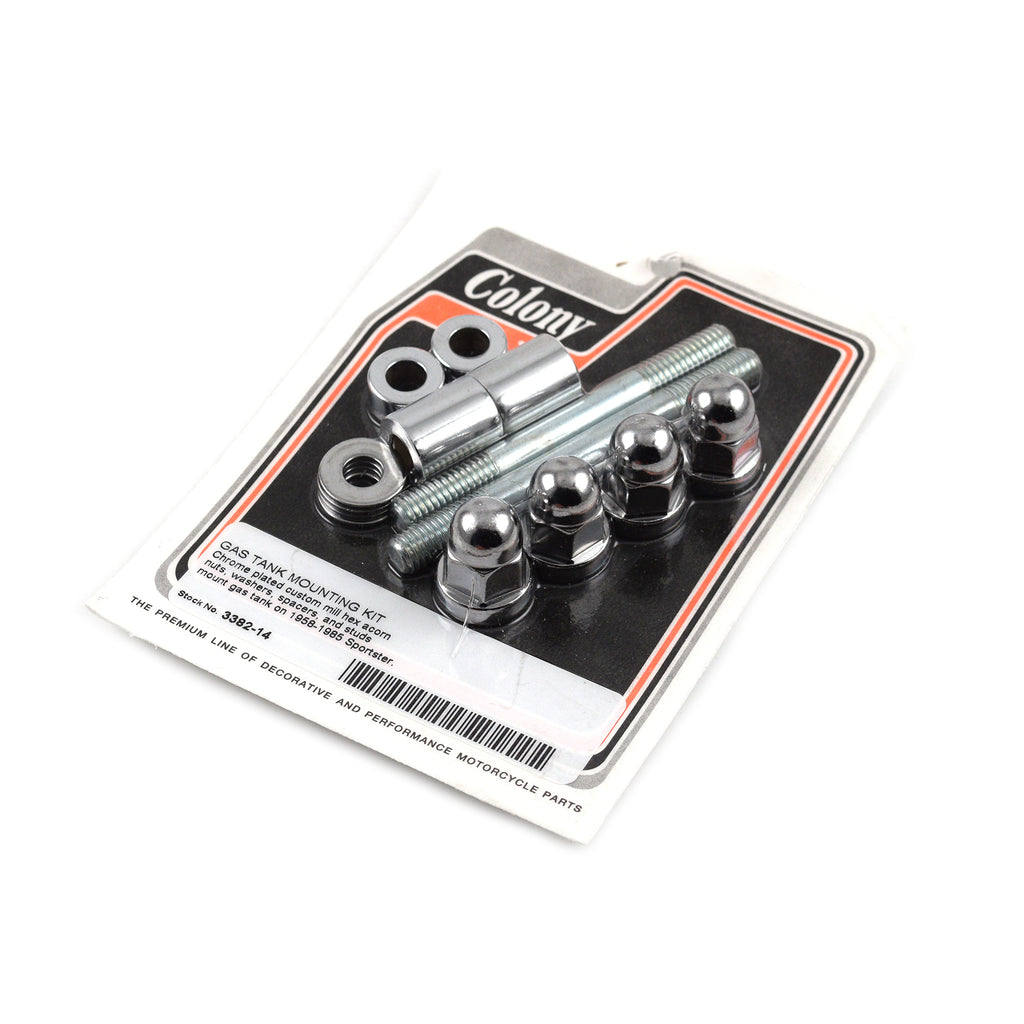 Gas Tank Mount Kit Chrome for Harley Sportster XL 1958-1985
