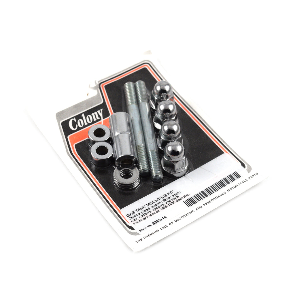 Gas Tank Mount Kit Chrome for Harley Sportster XL 1958-1985