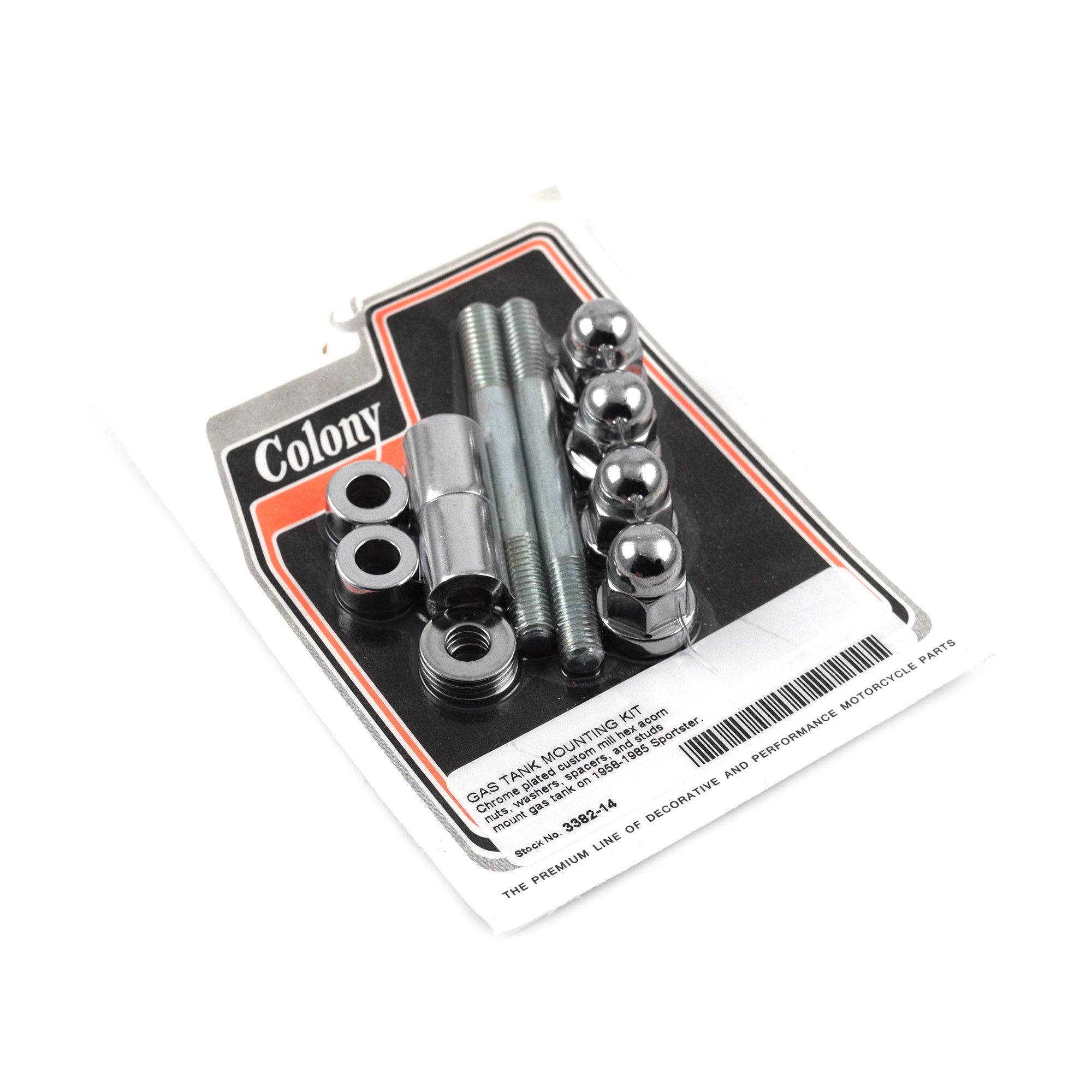 Gas Tank Mount Kit Chrome for Harley Sportster XL 1958-1985