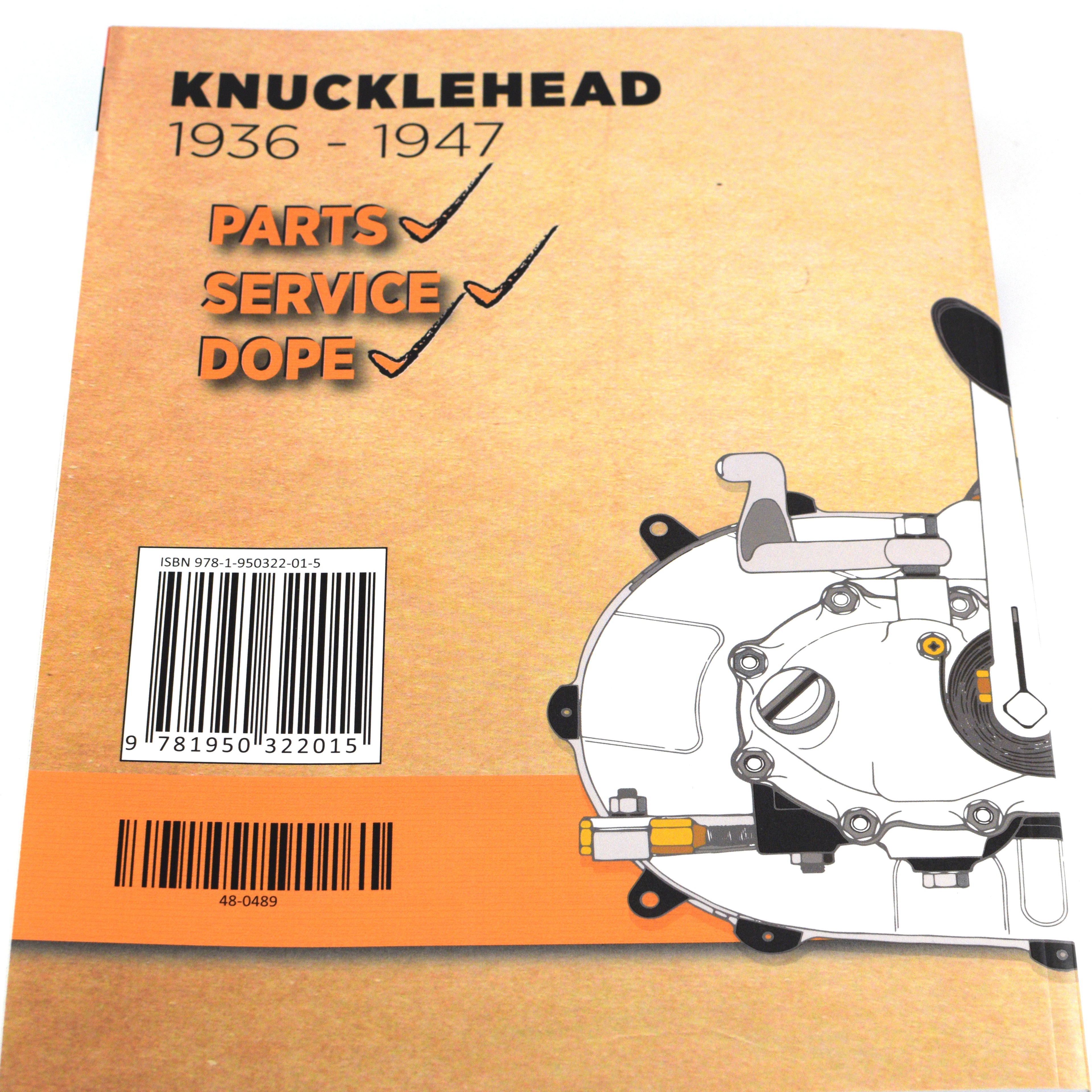 Knucklehead Service and Parts Manual for Harley 1940-1947 48-0489