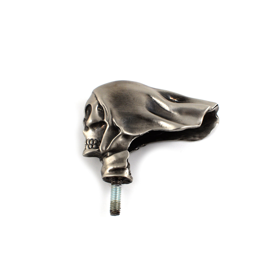 Skull Fender Ornament w/ Silver Pewter Finish for All Models - Harley
