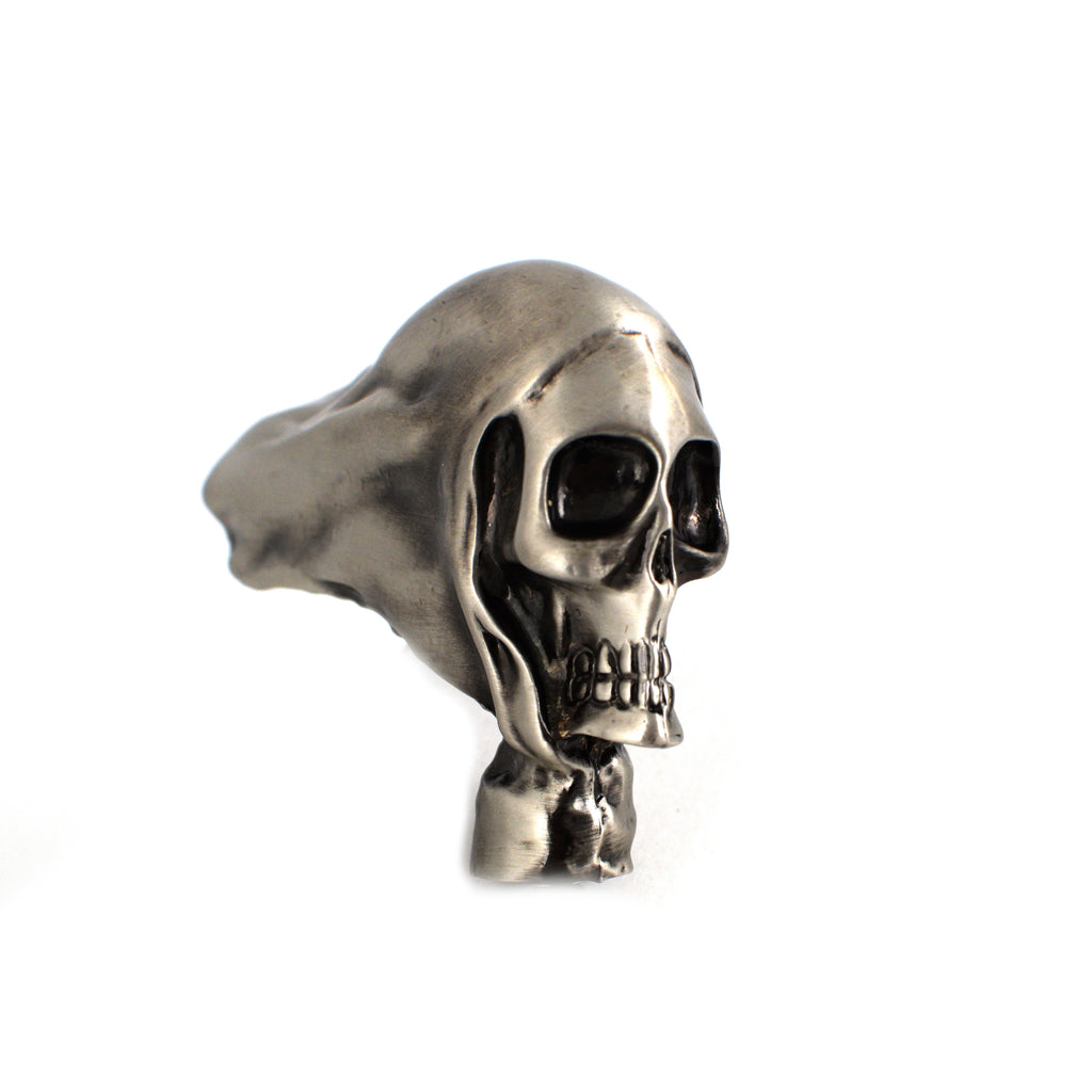 Skull Fender Ornament w/ Silver Pewter Finish for All Models - Harley