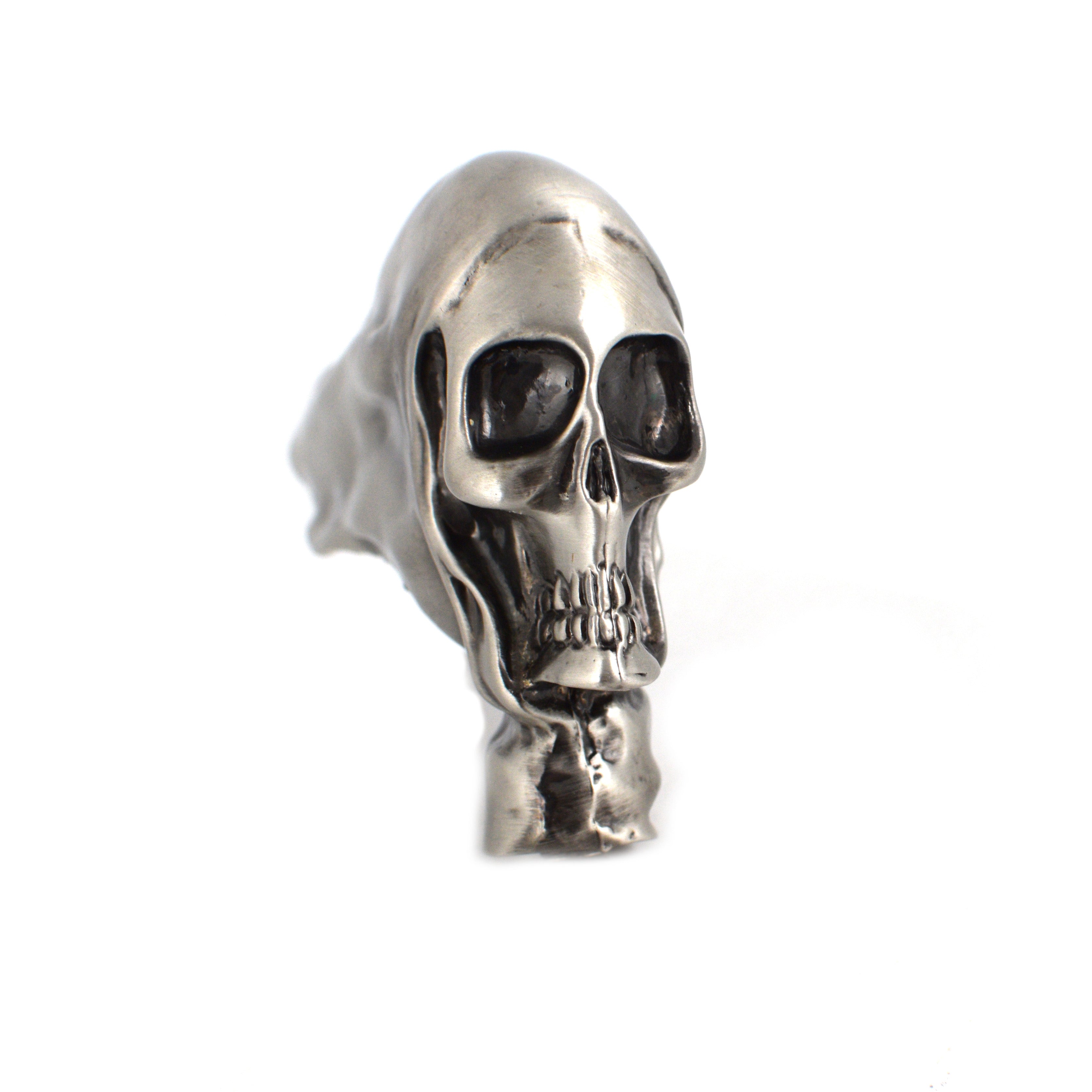 Skull Fender Ornament w/ Silver Pewter Finish for All Models - Harley