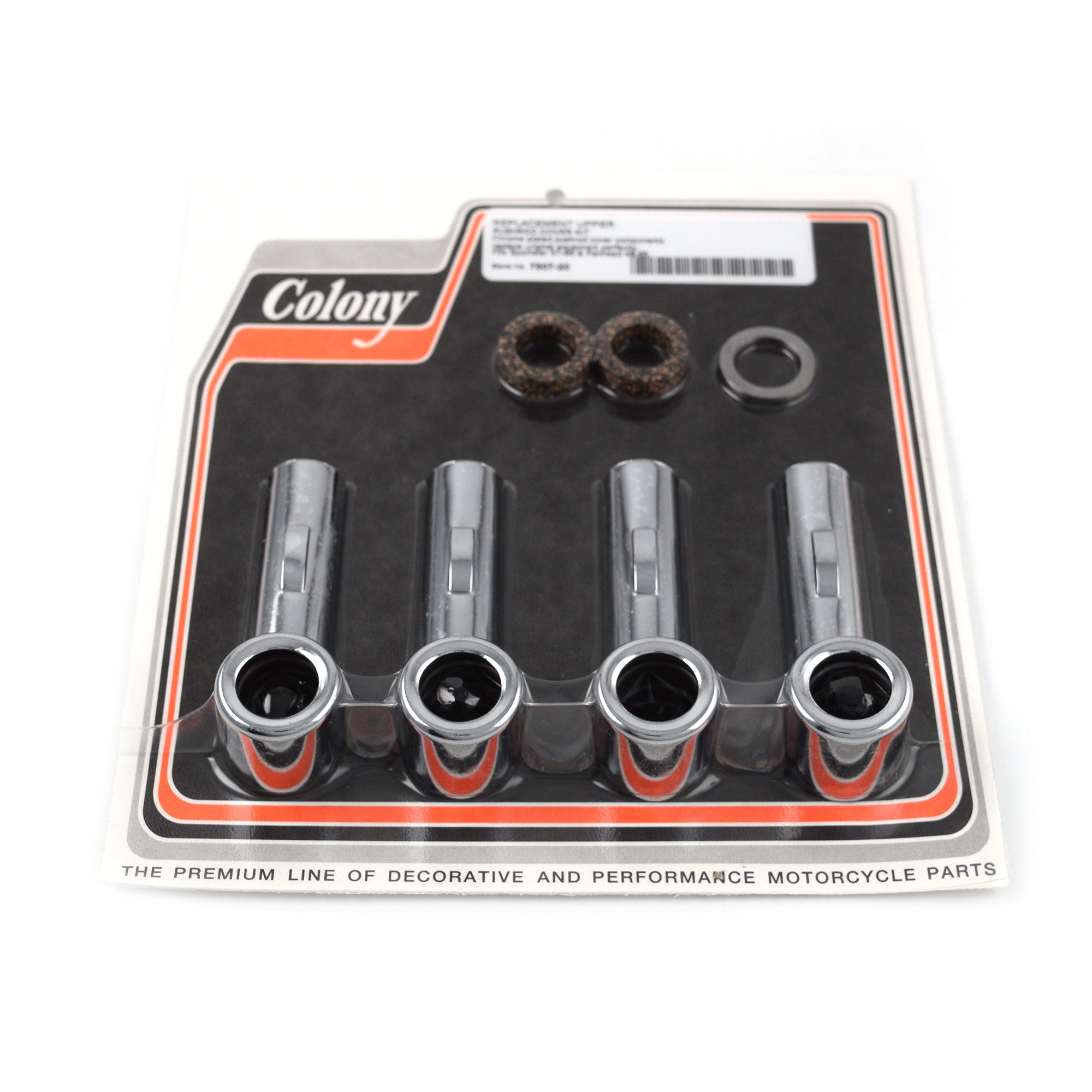 Chrome Upper Pushrod Cover Kit for Harley Sportster Panhead