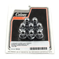 Chrome Cylinder Base Nut Kit 16838-78 for Harley Shovelhead