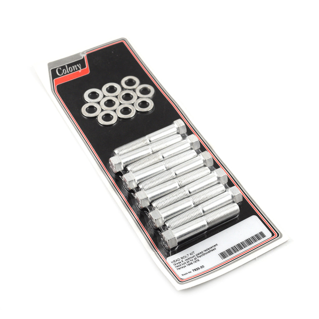 Head Bolt Kit 16814-48 for Harley Panhead Shovelhead 1948-1984