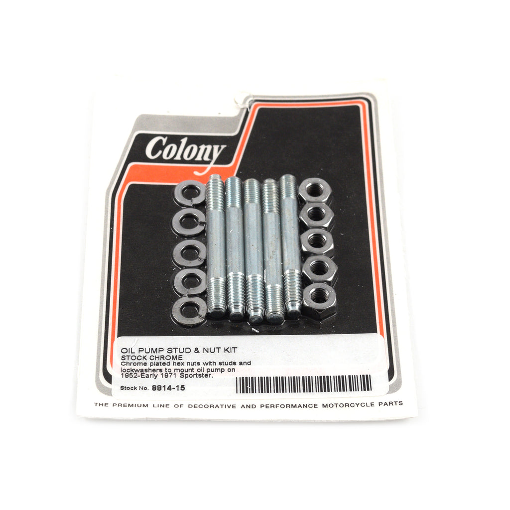 Oil Pump Mount Stud Nut Kit 24819-52 for Harley Sportster