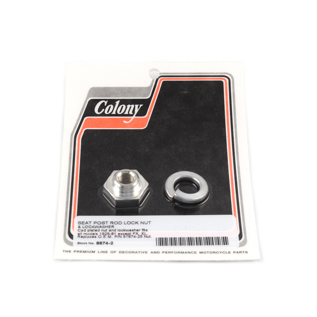 Seat Post Rod Luck Nut for Harley 51674-25